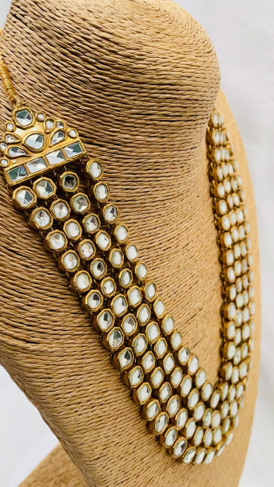Stunning Handcrafted Kundan Haar