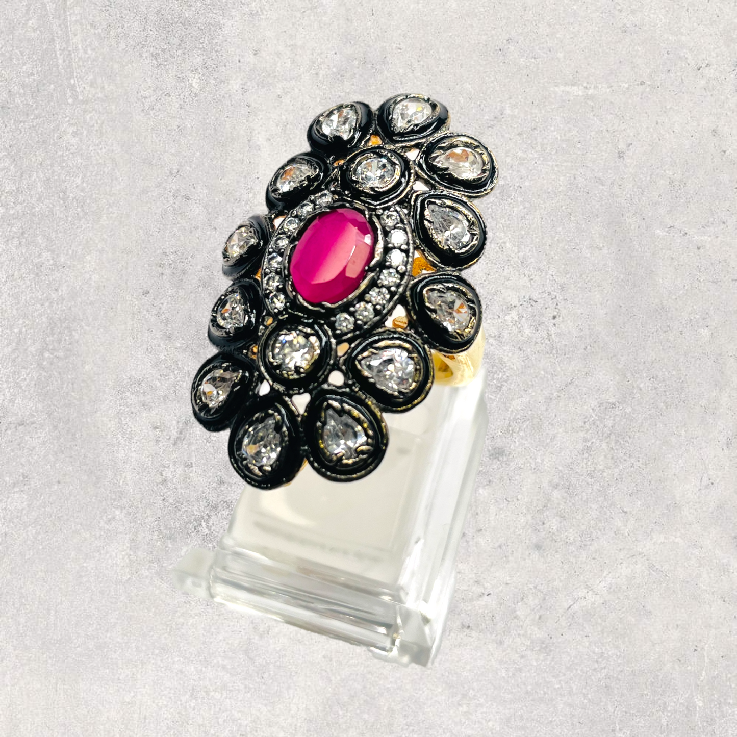 Turkish Inspired Cubic Zirconia Ring