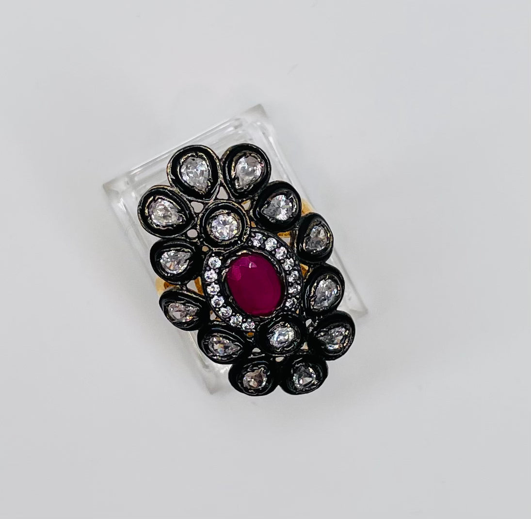 Turkish Inspired Cubic Zirconia Ring