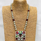 Handcrafted Double Sided Menakari Necklace With Pearls