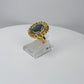 Handcrafted Kundan And Mirror Ring