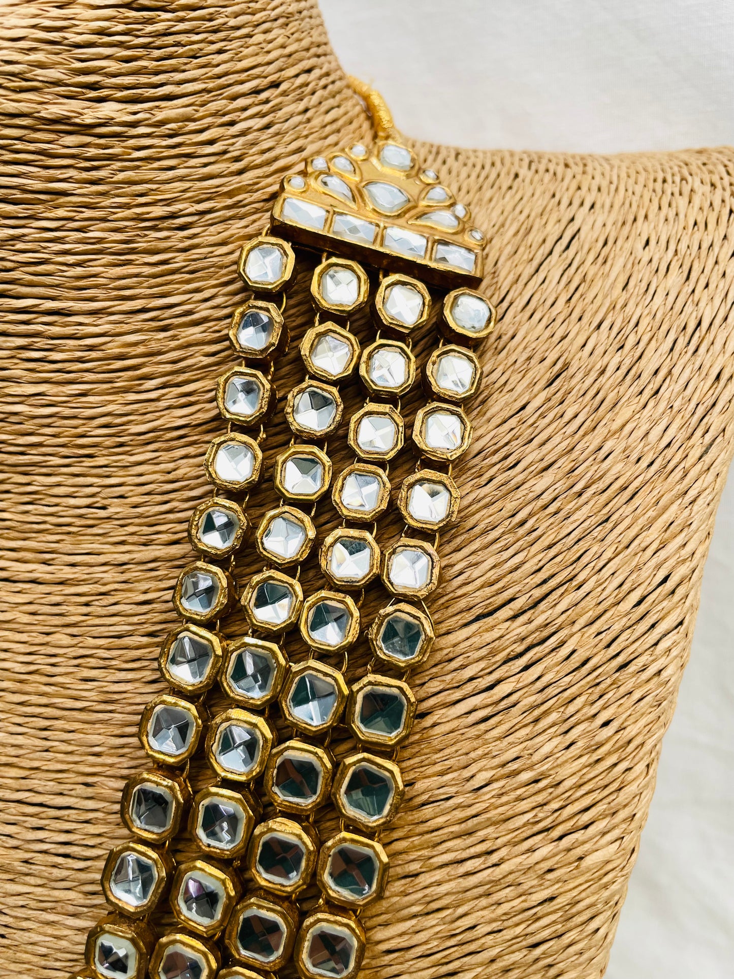 Stunning Handcrafted Kundan Haar