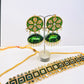 Stunning Green Choker Set