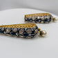 Gold Plated Sapphire And Kundan EARRINGS WITH PEARL DROP