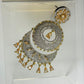 Stunning Earrings White Gold And Rhodium Plated