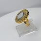 Handcrafted Kundan And Mirror Ring