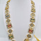 Multicolour Stones With Pearls Long Mala Set