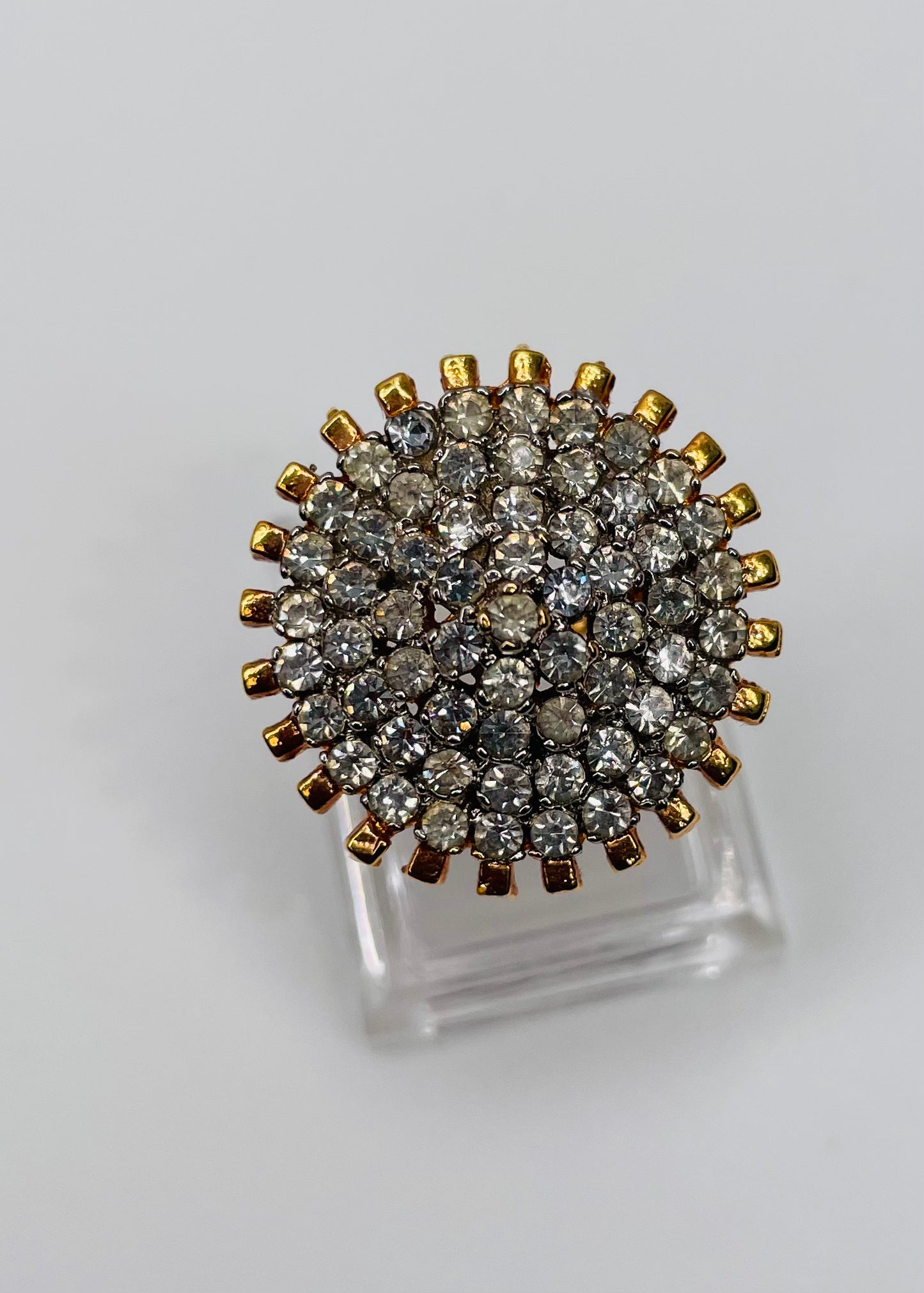 American Diamond Gold Plated Ring